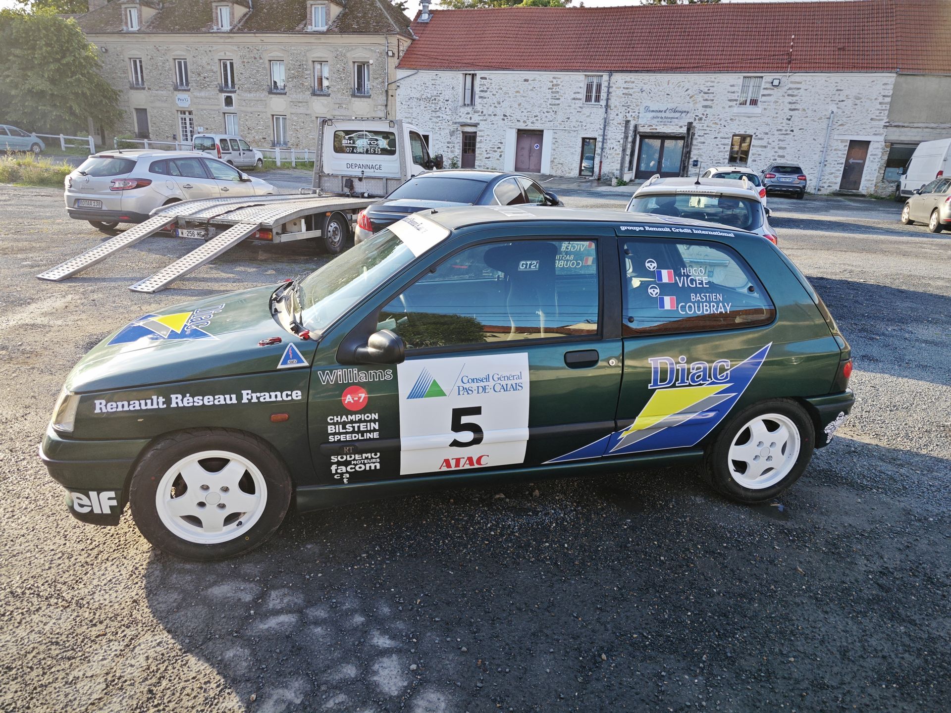 voiture rallye renault williams