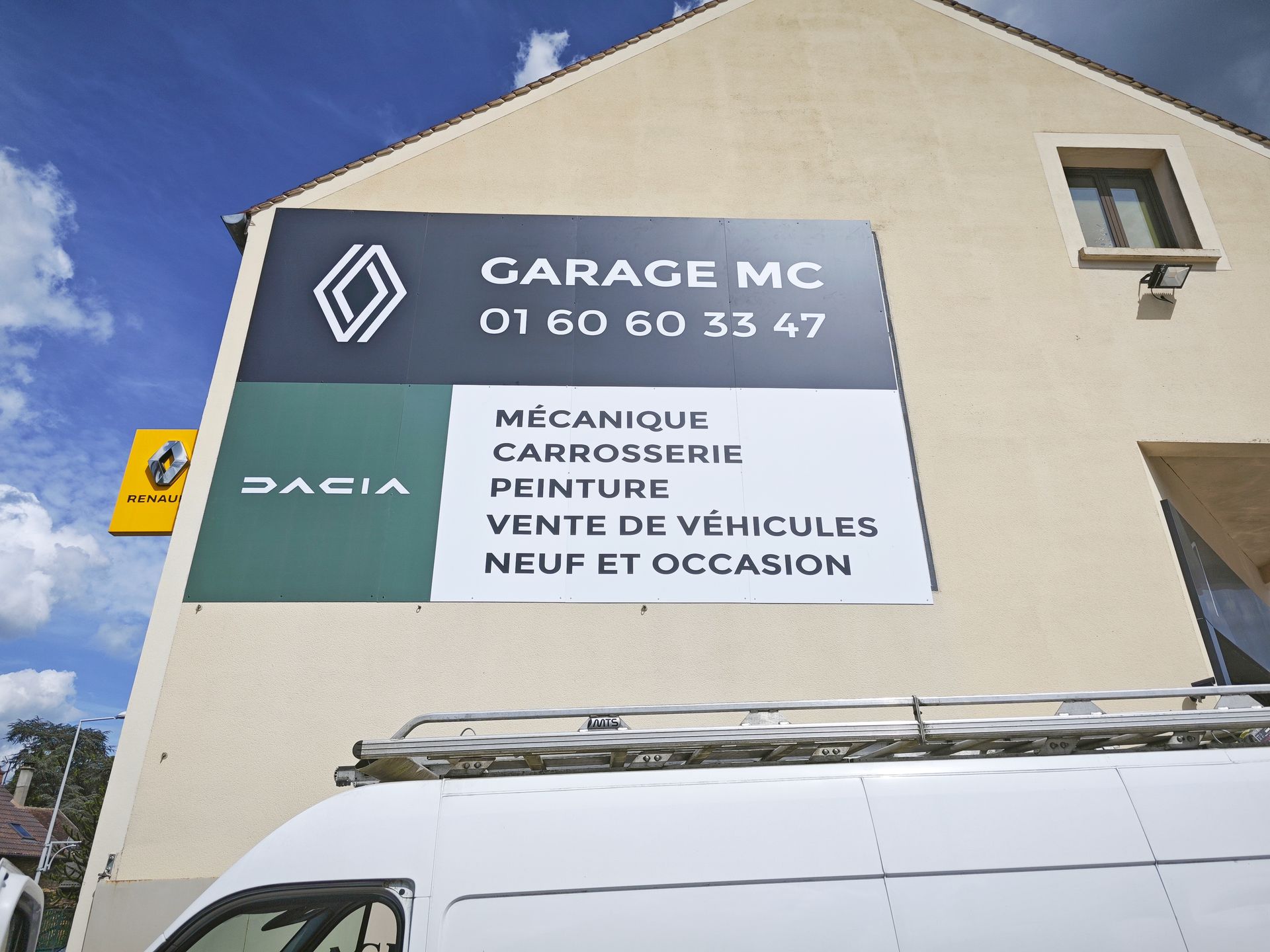 Enseigne garage renault